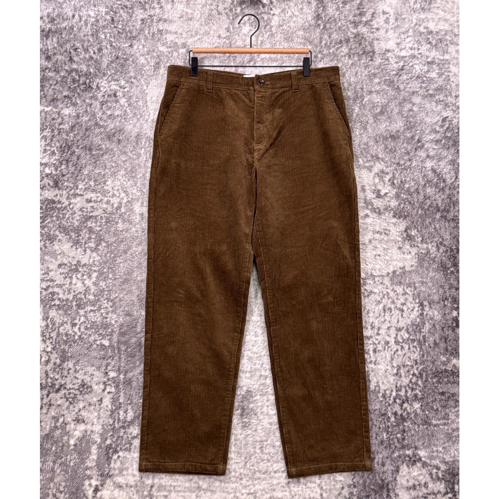 Les Deux Pants 33 x 30 Mens Kody Corduroy Relaxed Loose Fit Brown Les Deux Pants 33 x 30 Mens Kody Corduroy Relaxed Loose Fit Brown