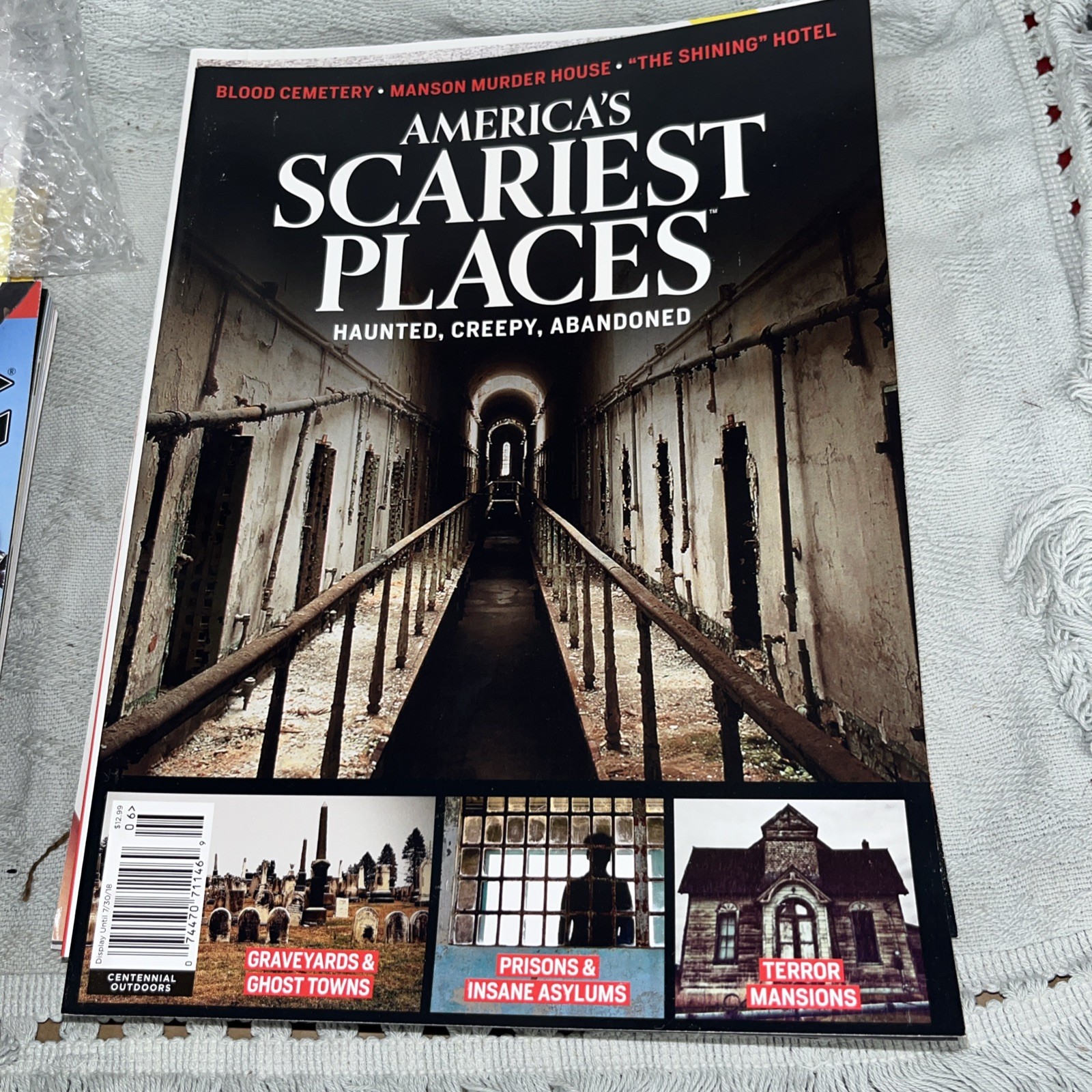 America\'s Scariest Places magazine  2018   HAUNTED -CREEPY -Abandoned Graveyards