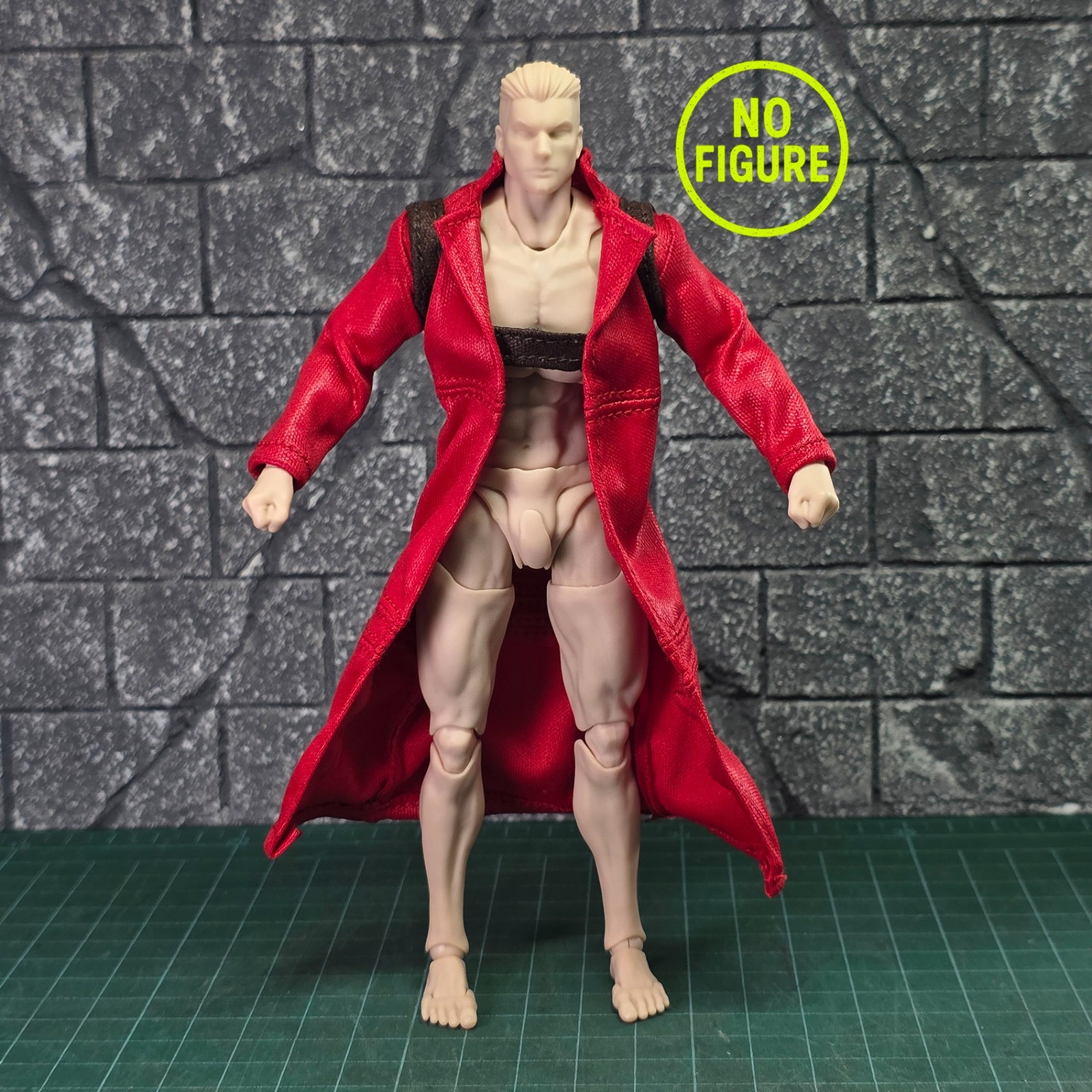 Handmade 1/12 overcoat for Dante body Romankey action figure Handmade 1/12 overcoat for Dante body Romankey action figure