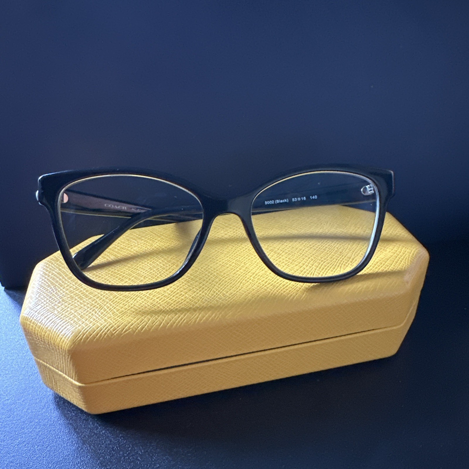 Coach HC6246U 5002 Black 53-16-140 Eyeglasses Frame U288 Coach HC6246U 5002 Black 53-16-140 Eyeglasses Frame U288