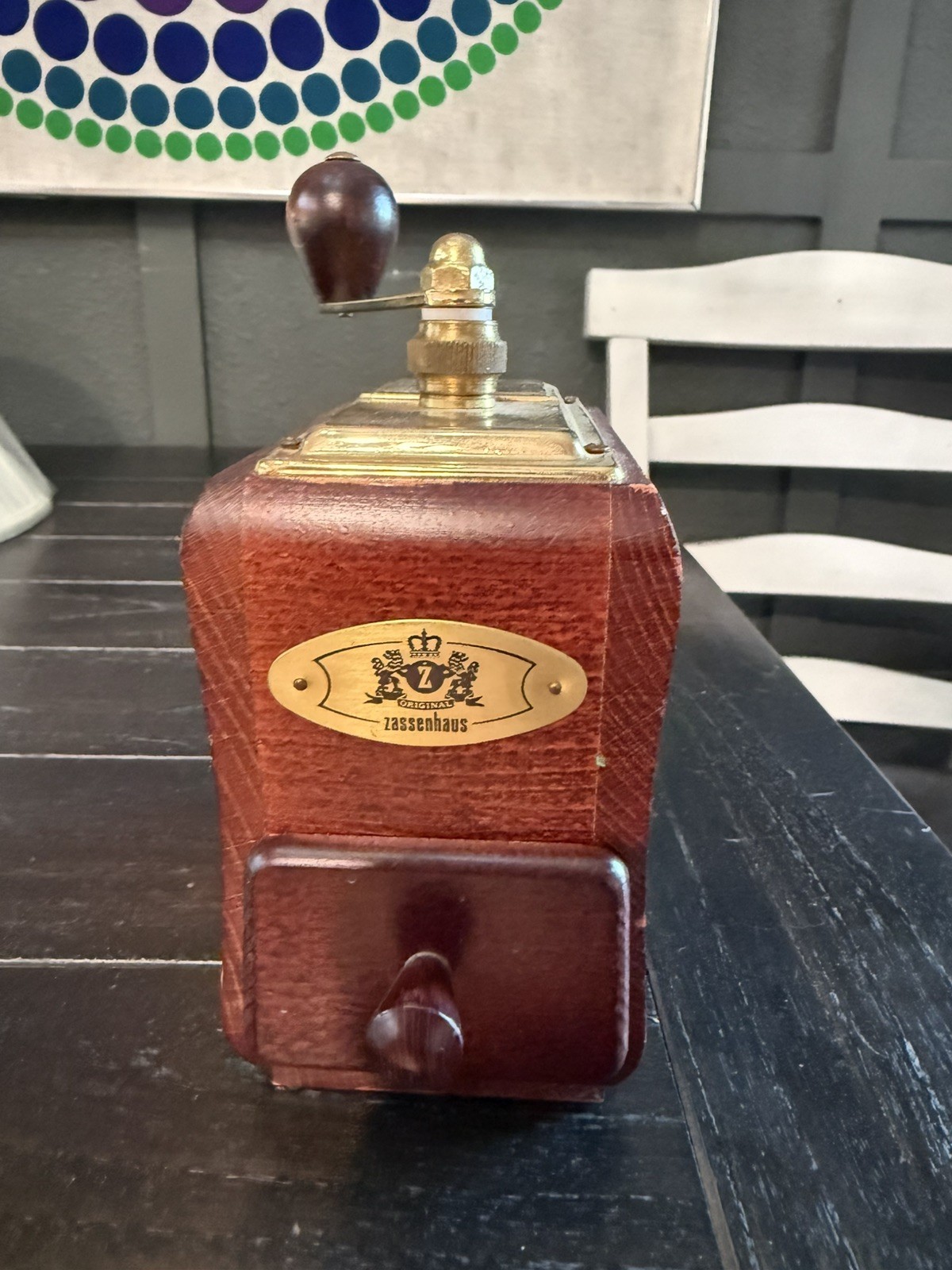 Beautiful Zassenhaus Vintage Hand Coffee Grinder RARE Gold Made in West Germany Beautiful Zassenhaus Vintage Hand Coffee Grinder RARE Gold Made in West Germany