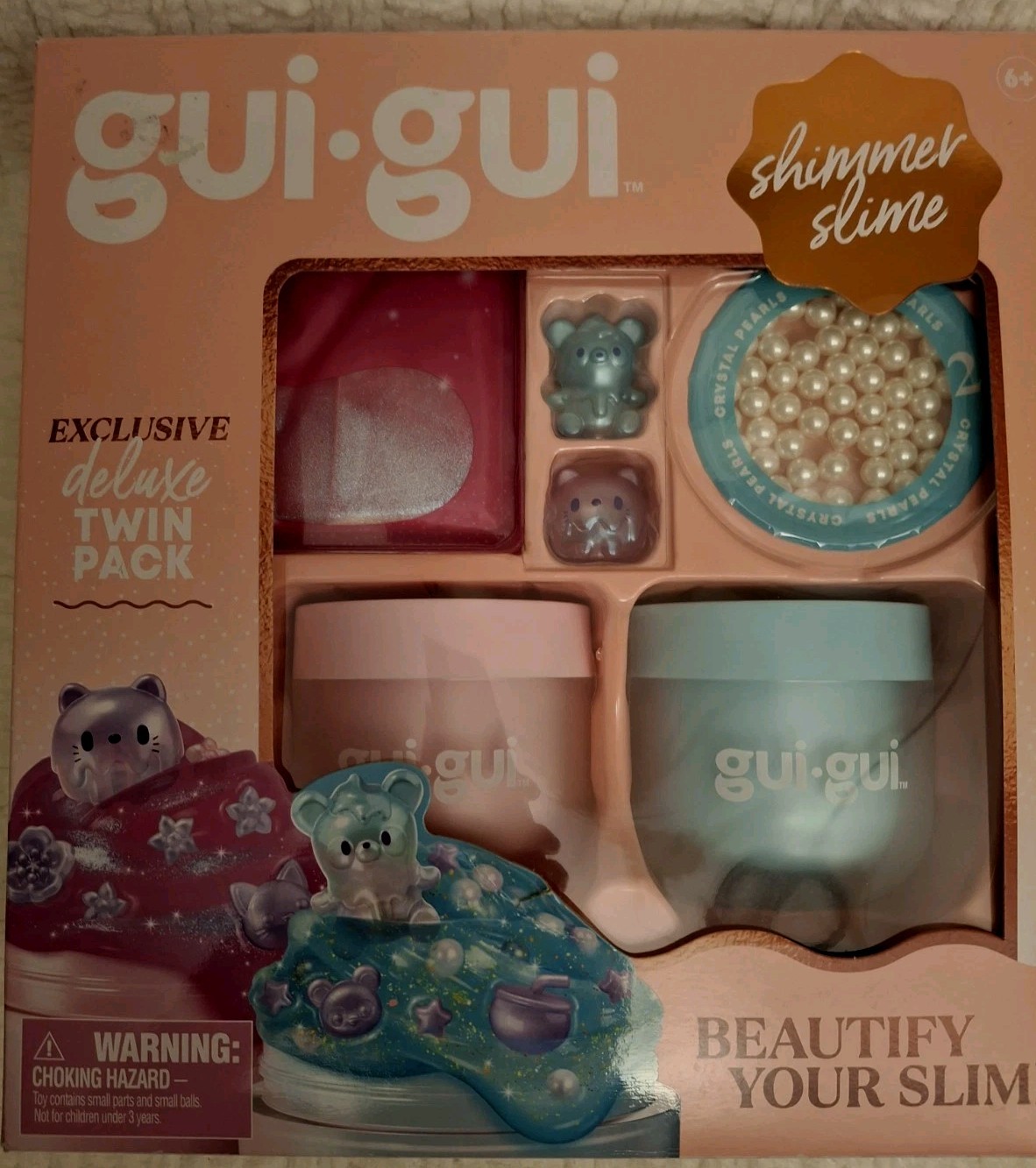 GUI GUI Shimmer Slime Deluxe Double Pack By Moose Toys NEW GUI GUI Shimmer Slime Deluxe Double Pack By Moose Toys NEW