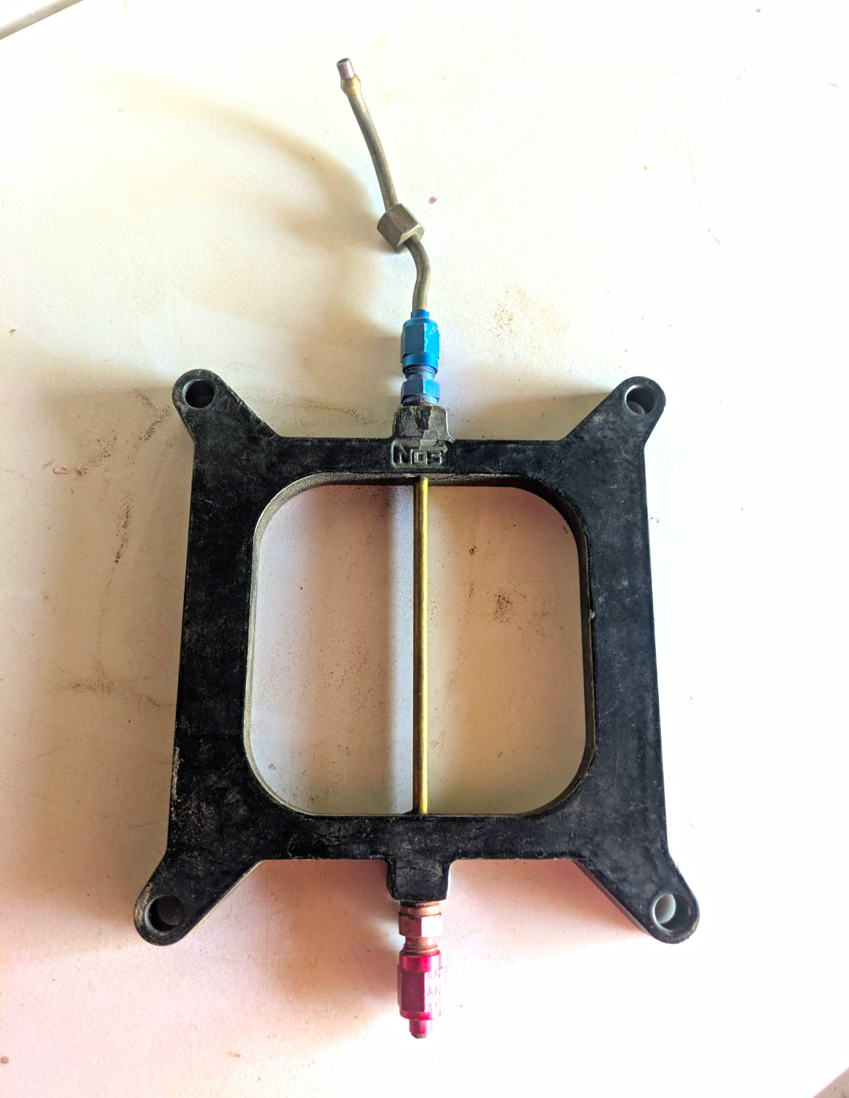 NOS Carburetor Nitrous Plate NOS NOS Carburetor Nitrous Plate NOS