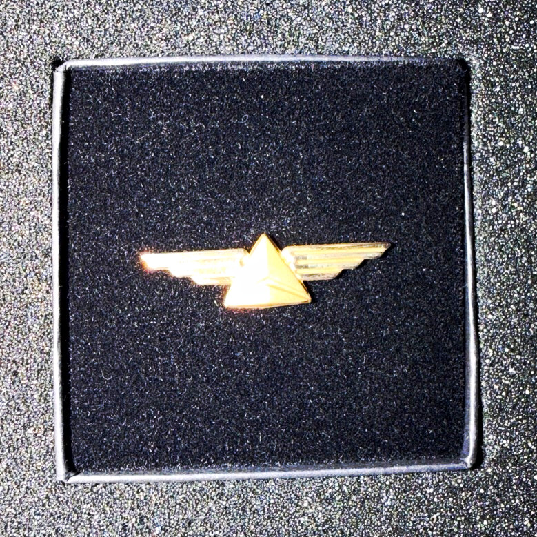 Delta Air Lines 5 Year Service Anniversary Wing Pin 10k Yellow Gold New In Box