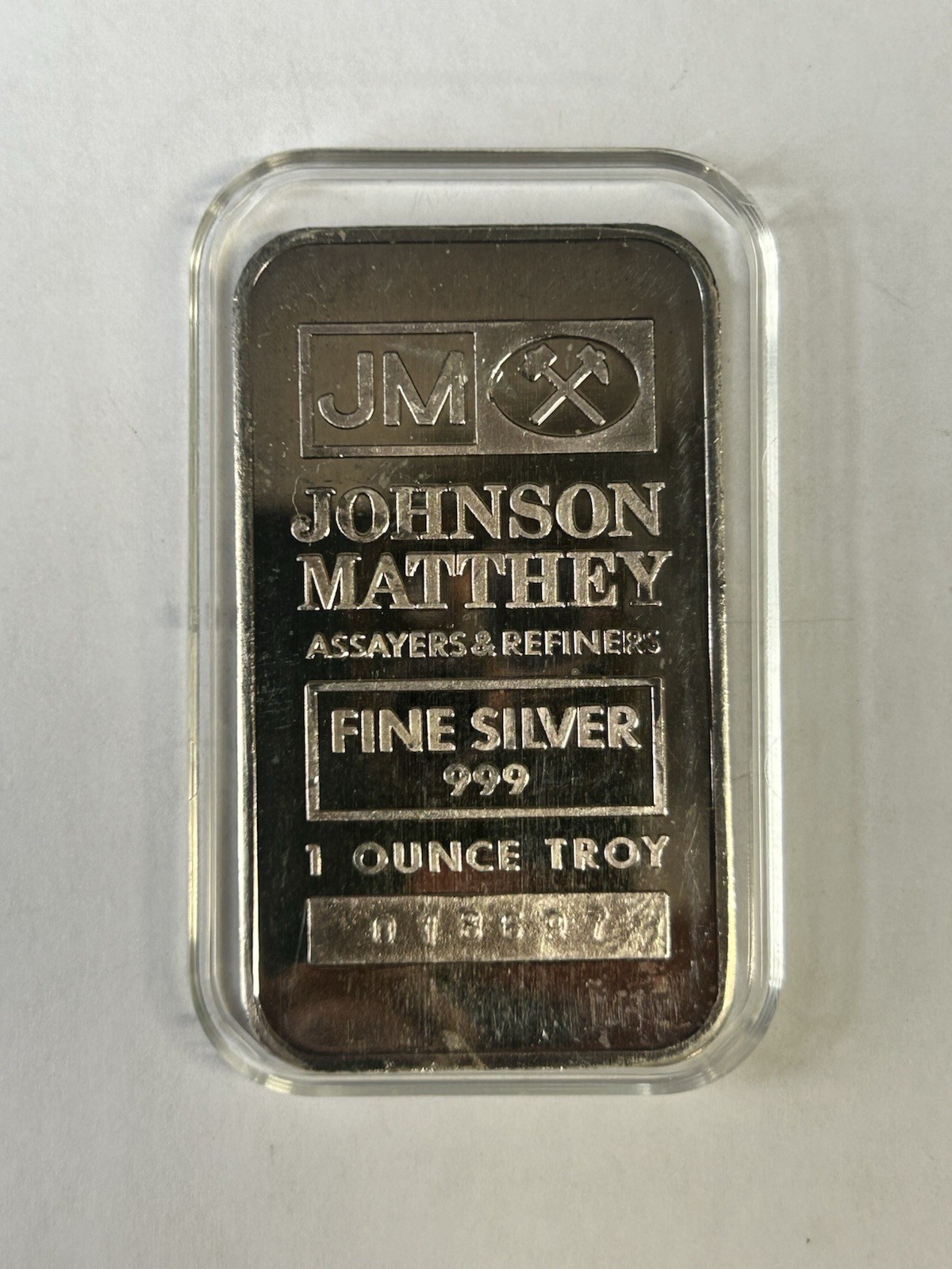 Vintage 1oz JM Johnson Matthey TD Bank .999 Silver Bar