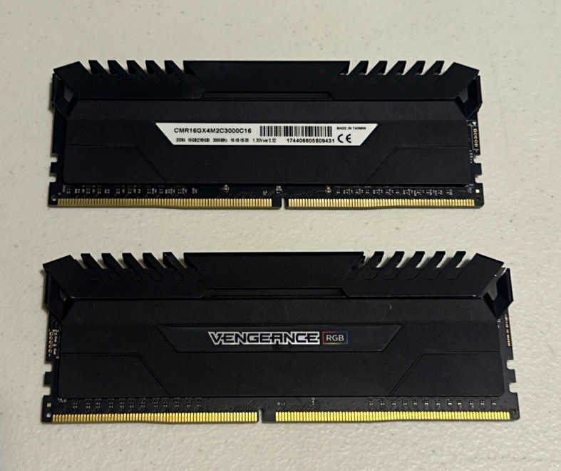 Corsair Vengeance RGB 16GB (2x8GB) DDR4 RAM 3000MHz CMR16GX4M2C3000C16