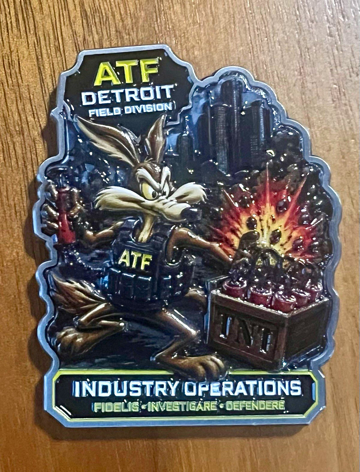 ATF Detroit Field Division Challenge Coin - Firearms & Explosives ATF Detroit Field Division Challenge Coin - Firearms & Explosives