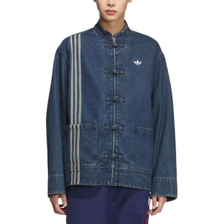 Adidas Originals Year of the Snake CNY Unisex Blue Denim Jacket JZ9928 Brand New Adidas Originals Year of the Snake CNY Unisex Blue Denim Jacket JZ9928 Brand New