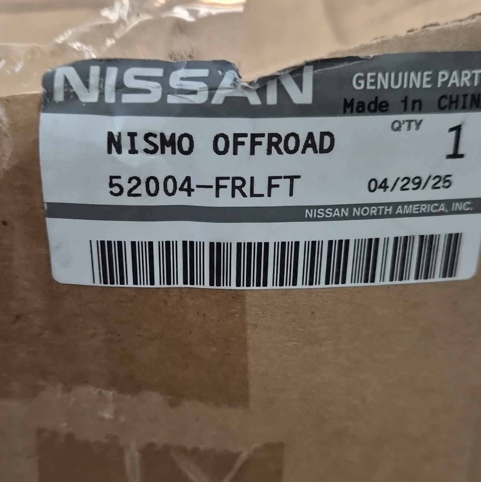 Genuine Nismo NISMO Off Road Suspension Lift Kit 52004FRLFT