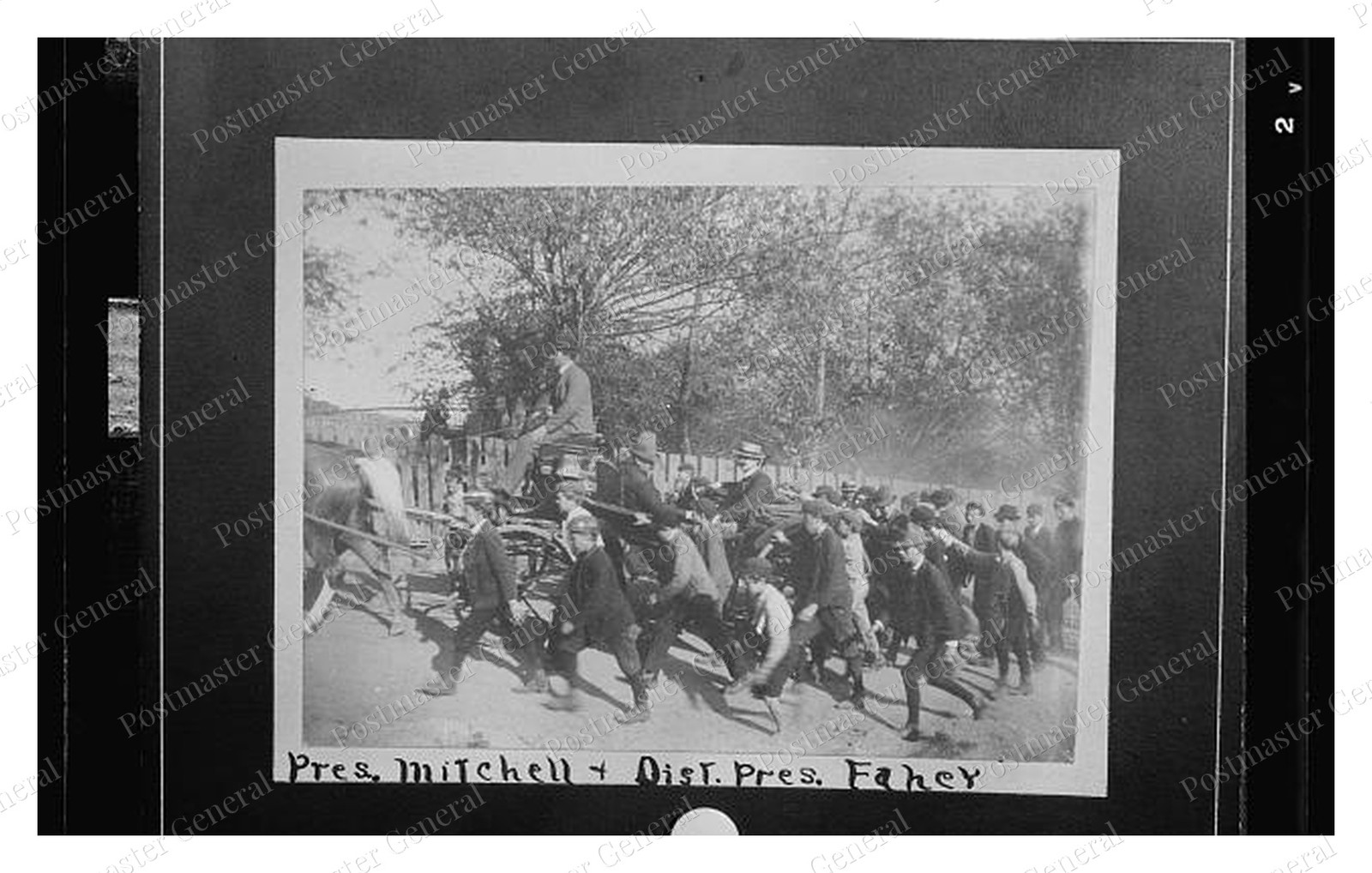 Shenandoah Pennsylvania Mitchell Carriage Standard Postcard COPY RPPC Shenandoah Pennsylvania Mitchell Carriage Standard Postcard COPY RPPC