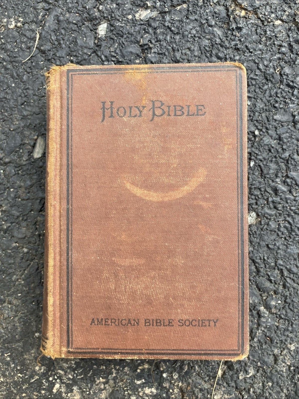 Antique 1800s HOLY BIBLE  1895 American Bible Society New York