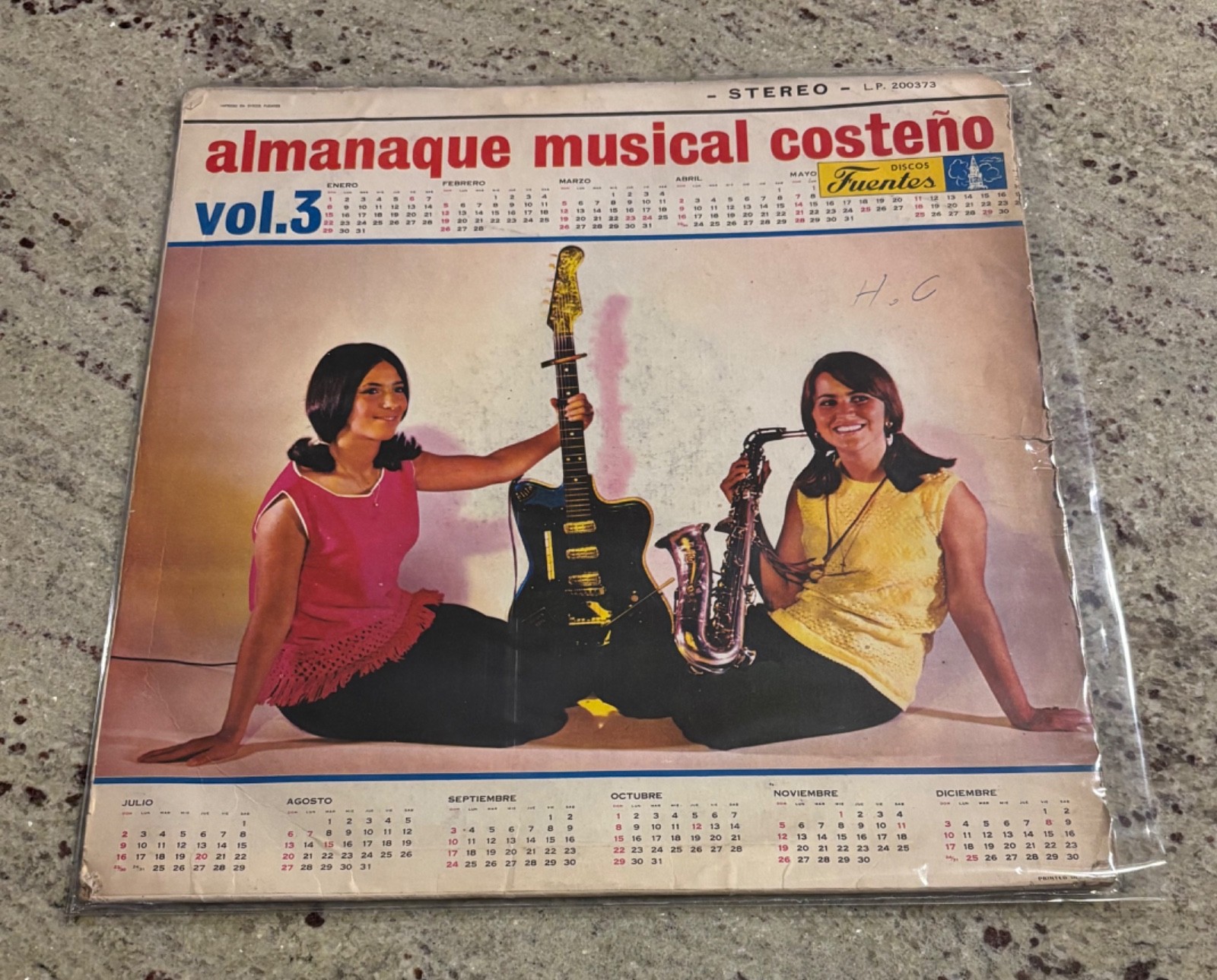 Almanaque Musical Costeño Vol. 3 1967 Cumbia Colombian Import 