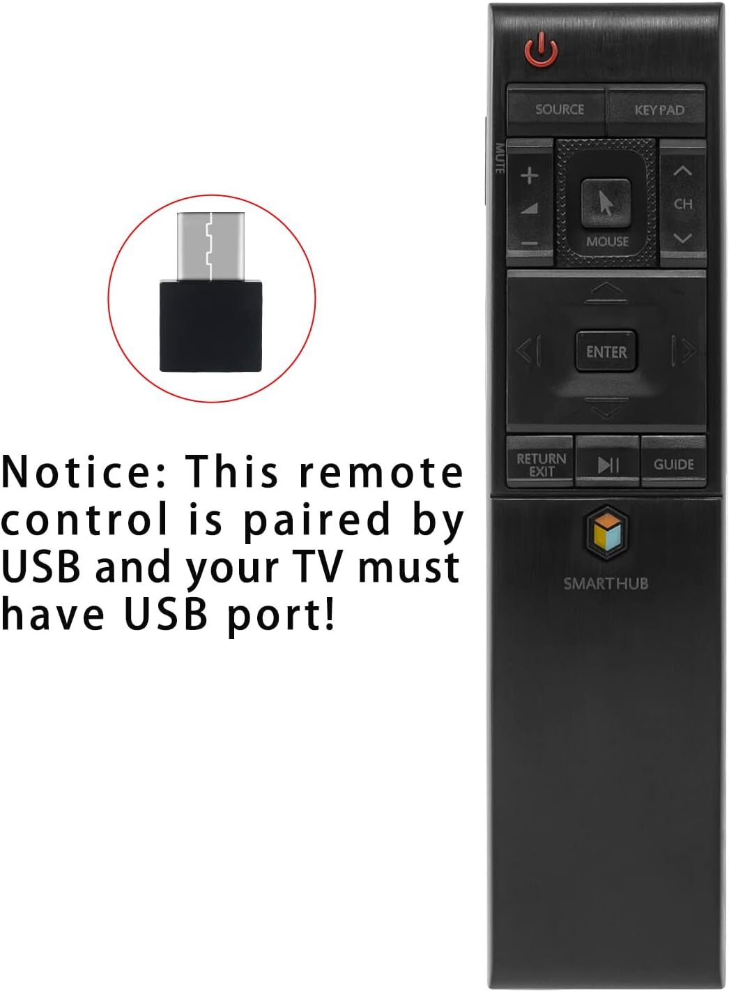 Remote Control For Samsung UN65JU670DF UN65JU670DFXZA UN65JS850DF TV