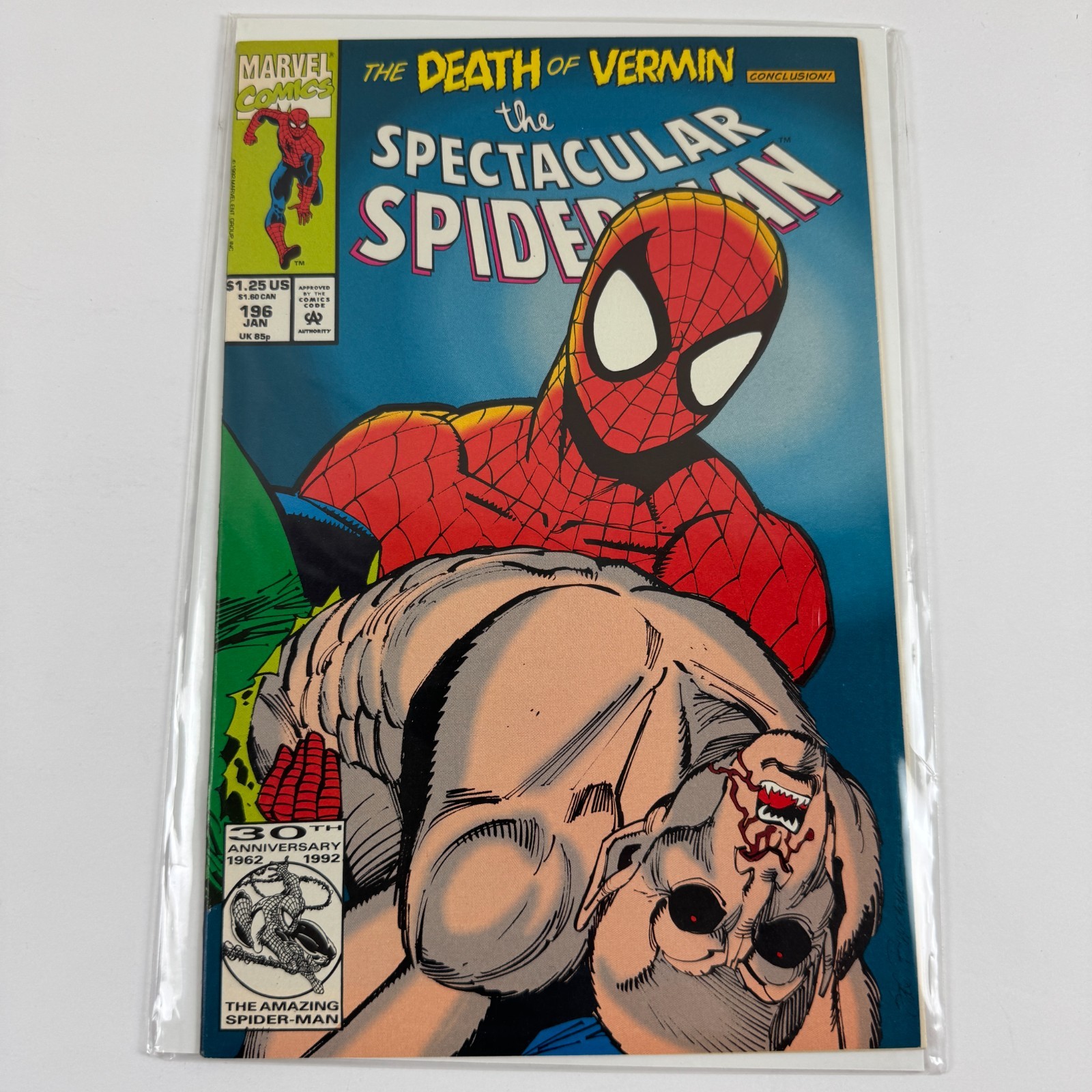 Marvel Comics The Spectacular Spider-Man #196 Morbius Blade Kraven Norman Osborn