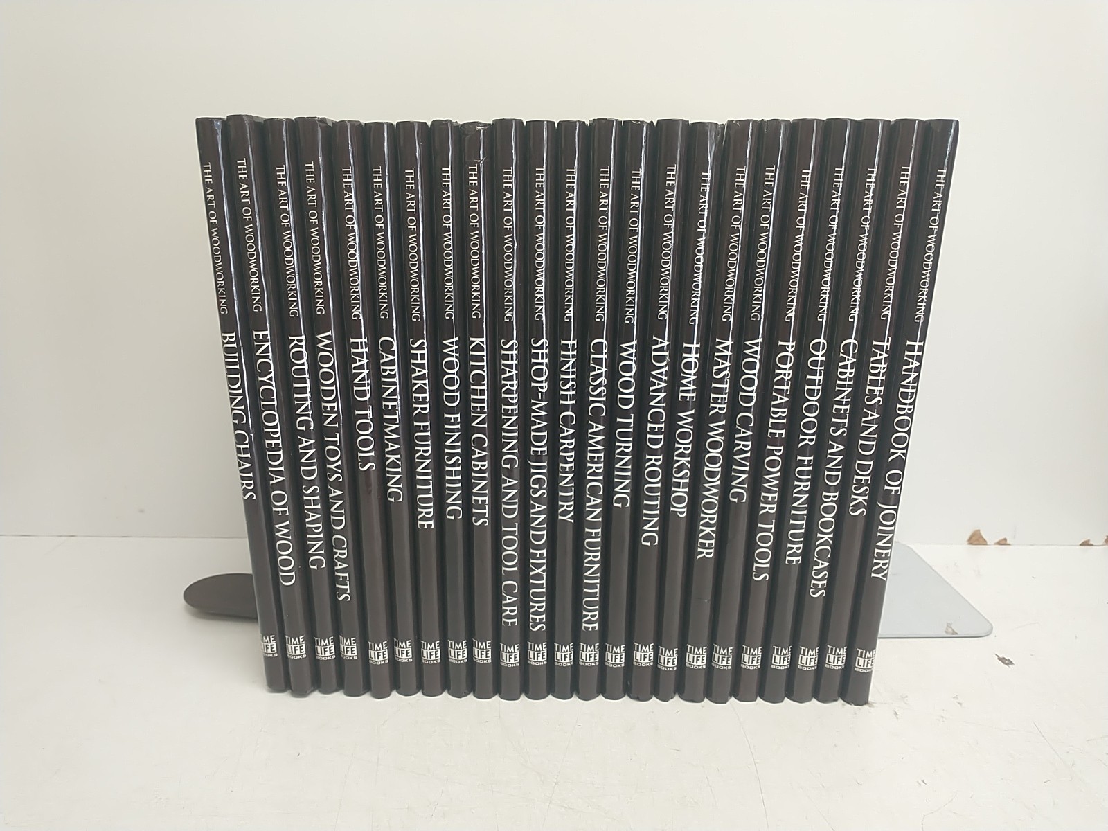 Time Life The Art of Woodworking Lot of 23 Spiral Bound Hardcover Books