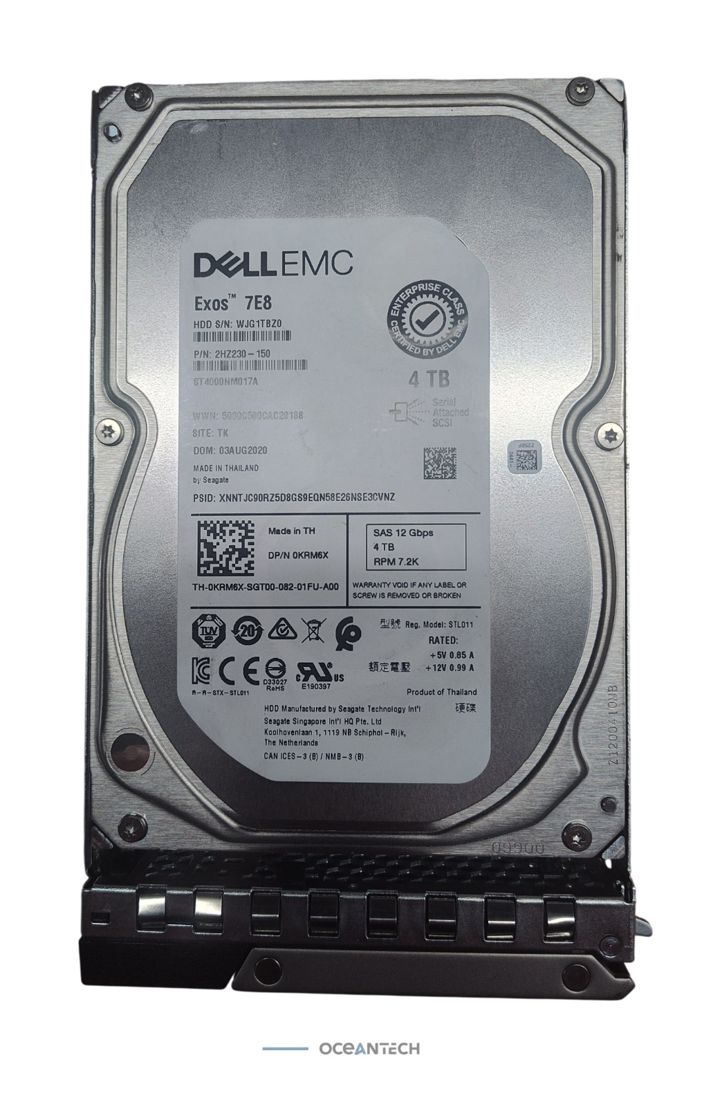 Dell Seagate 0KRM6X ST4000NM017A 4TB 3.5\