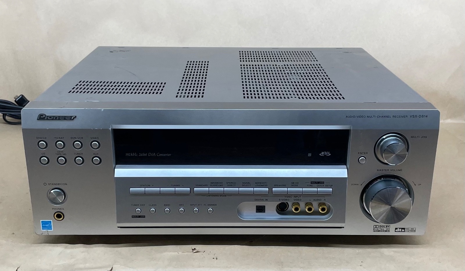 Pioneer VSX-D814-S A/V Multi Channel Receiver Tested Works Pioneer VSX-D814-S A/V Multi Channel Receiver Tested Works