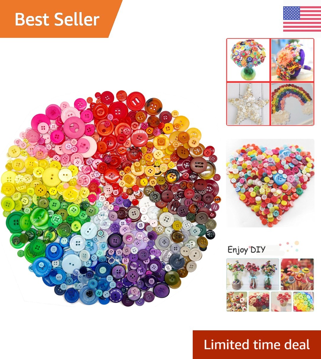 Durable Assorted Resin Buttons - 500-700 PCS for Sewing & Crafting Fun Durable Assorted Resin Buttons - 500-700 PCS for Sewing & Crafting Fun