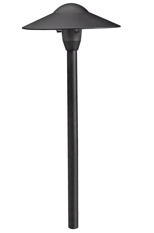Kichler 15310BKT Path & Spread 1-Light 12V, Textured Black