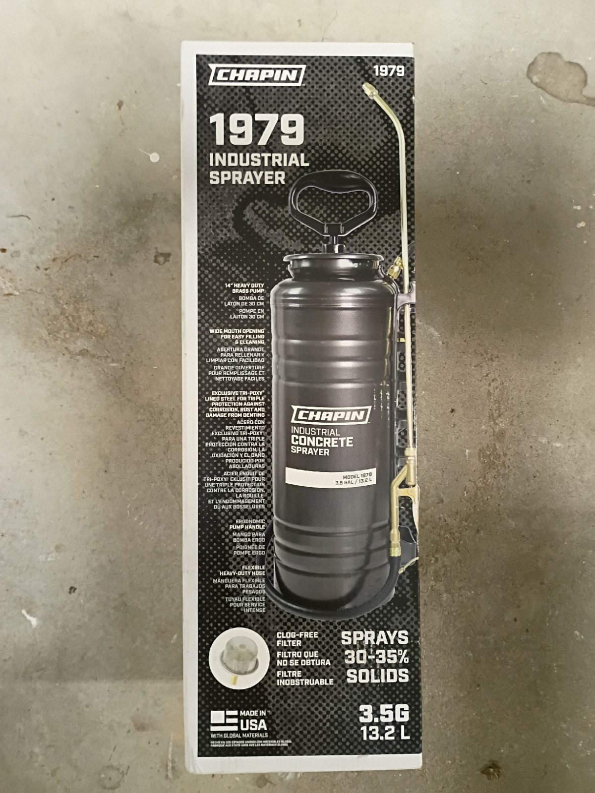 Chapin 1979 Industrial Concrete Sprayer (3.5 Gallon)