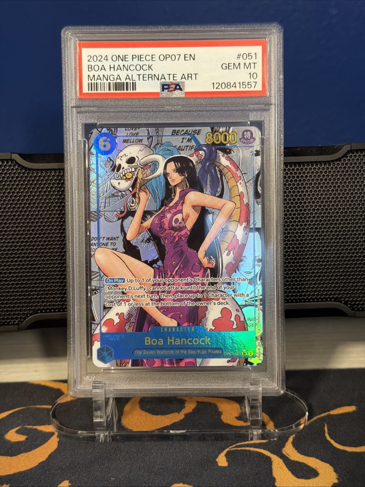 One Piece Boa Hancock Manga OP07 PSA 10 English One Piece Boa Hancock Manga OP07 PSA 10 English