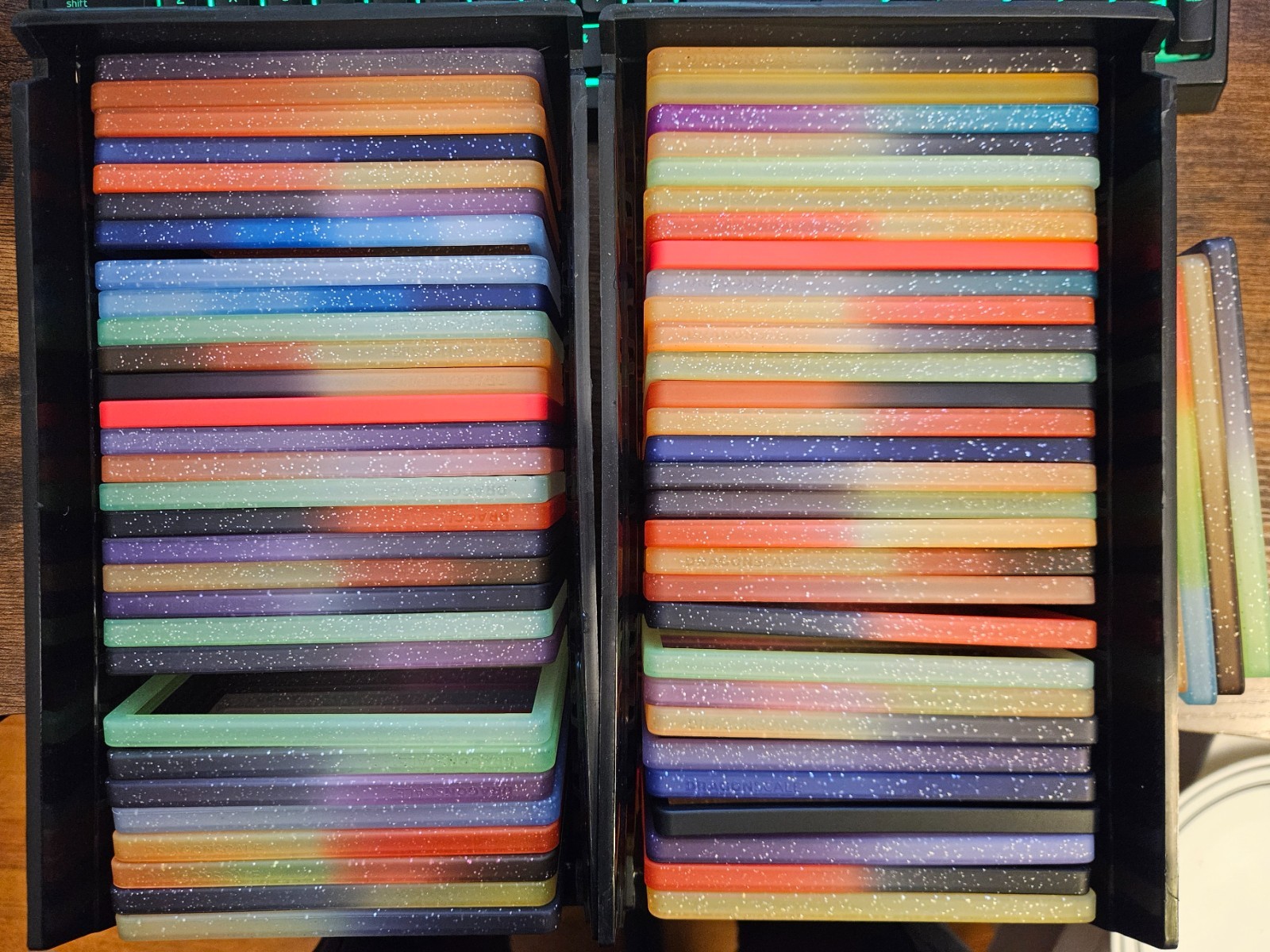Huge Lot of 64 Assorted Dragonscale PSA Pokémon Sports Card Guards For PSA Slabs