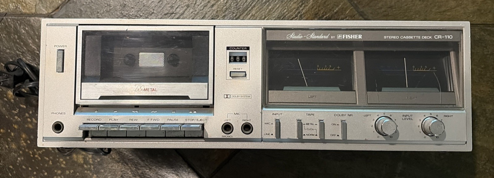 Fisher Stereo Cassette Deck CR-110