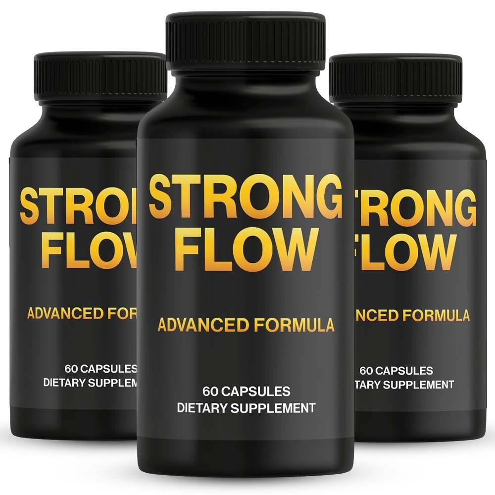 (3 Pack) Strong Flow - Strong Flow Prostate Pills for Men