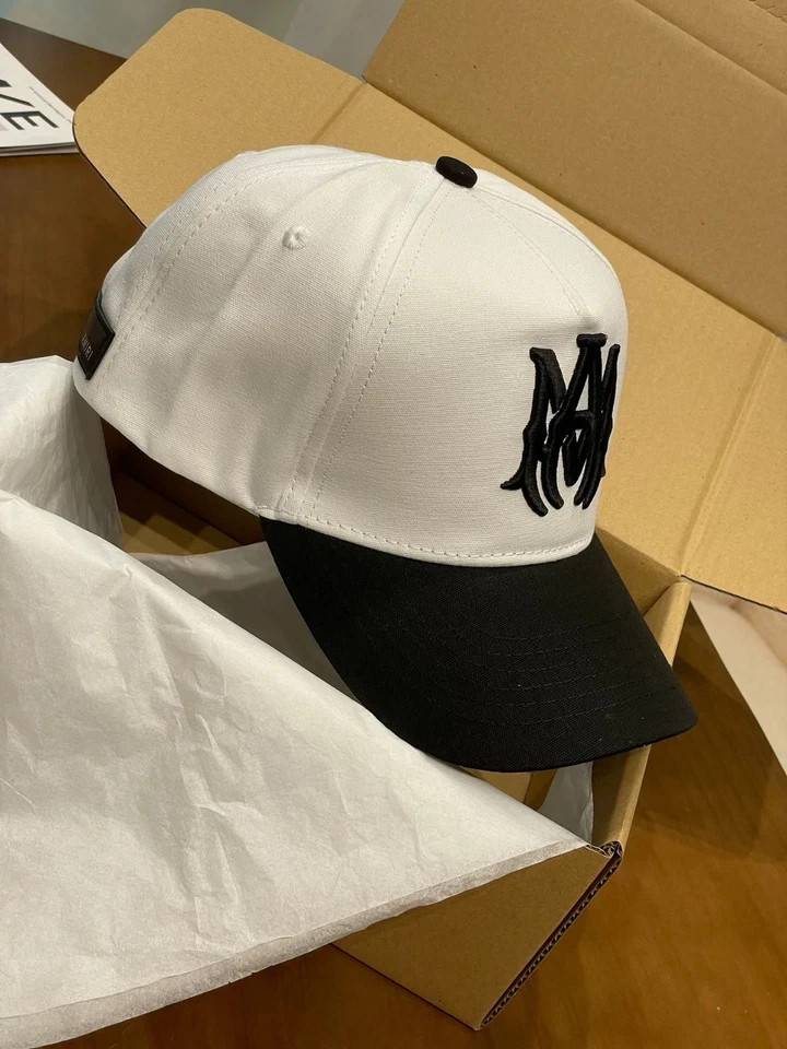 AMIRI classic black and white baseball cap AMIRI classic black and white baseball cap