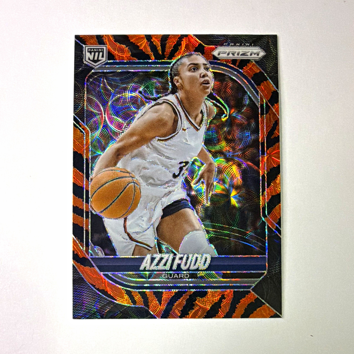2025-26 Prizm Basketball #122 Azzi Fudd UConn Huskies Tiger Stripe SSP 2025-26 Prizm Basketball #122 Azzi Fudd UConn Huskies Tiger Stripe SSP