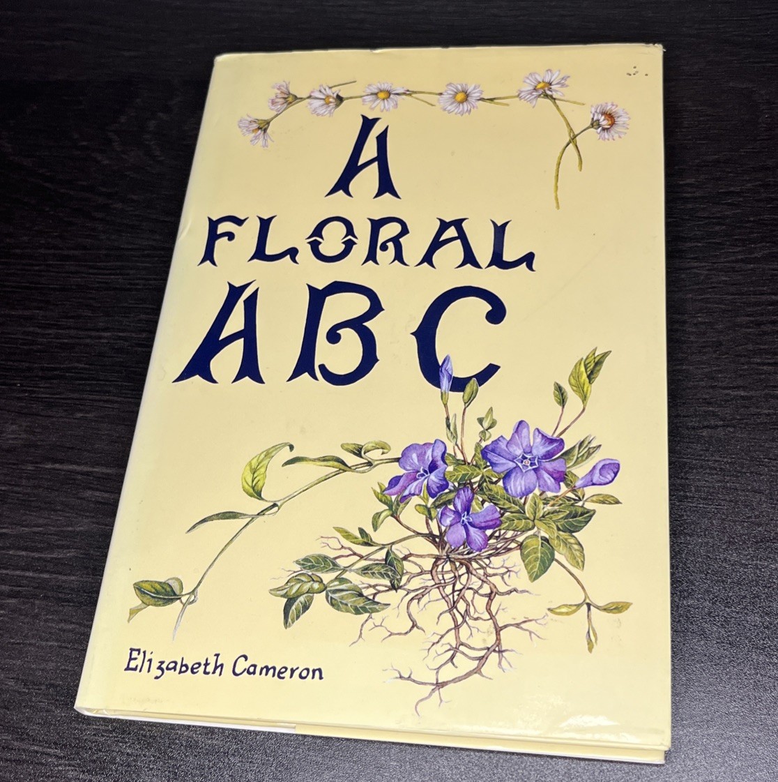 A FLORAL ABC by Elizabeth Cameron Vintage Wildflower Alphabet Book Illustrated A FLORAL ABC by Elizabeth Cameron Vintage Wildflower Alphabet Book Illustrated