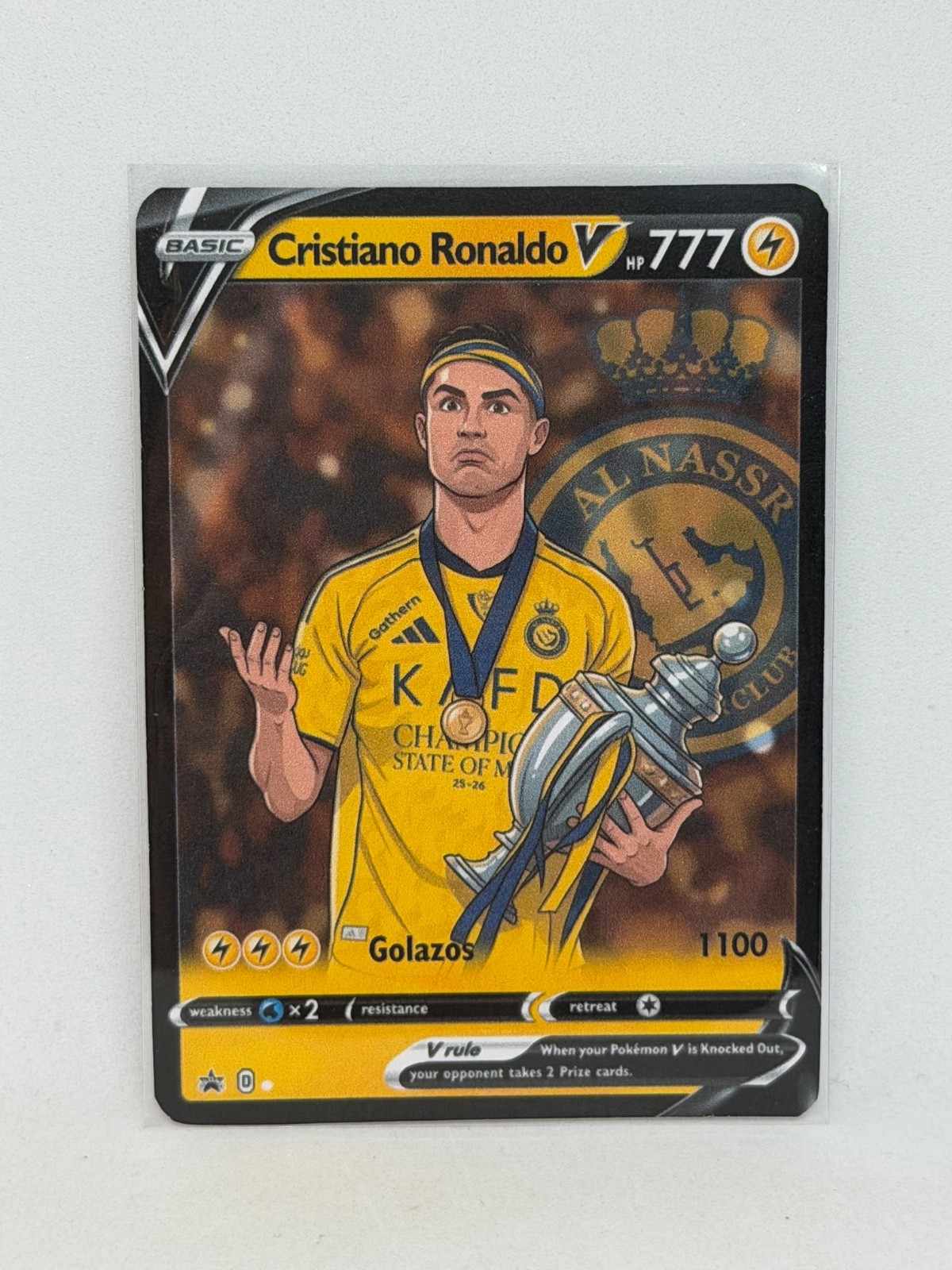 Cristiano Ronaldo Pokémon Card Full Art Portugal Cristiano Ronaldo Pokémon Card Full Art Portugal