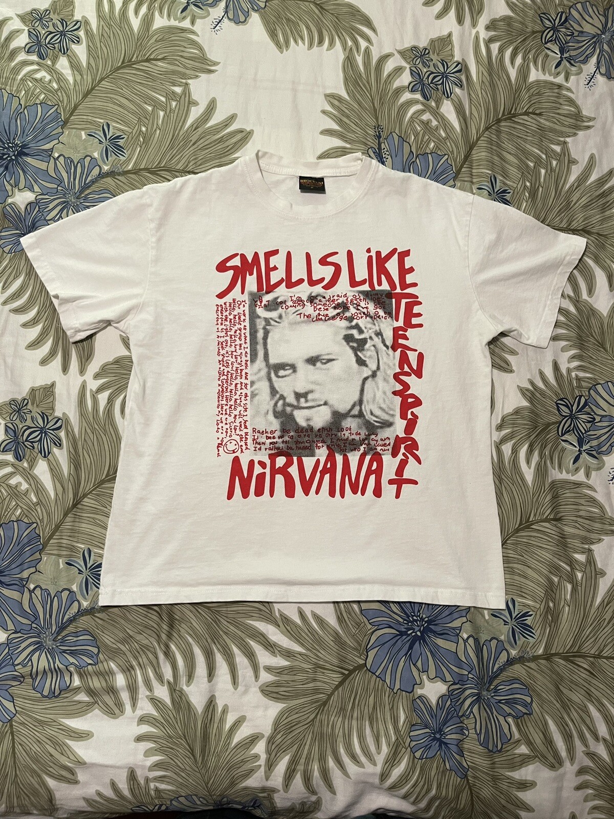 Vintage Nirvana Brockum Shirt Smells Like Teen Spirit Size M