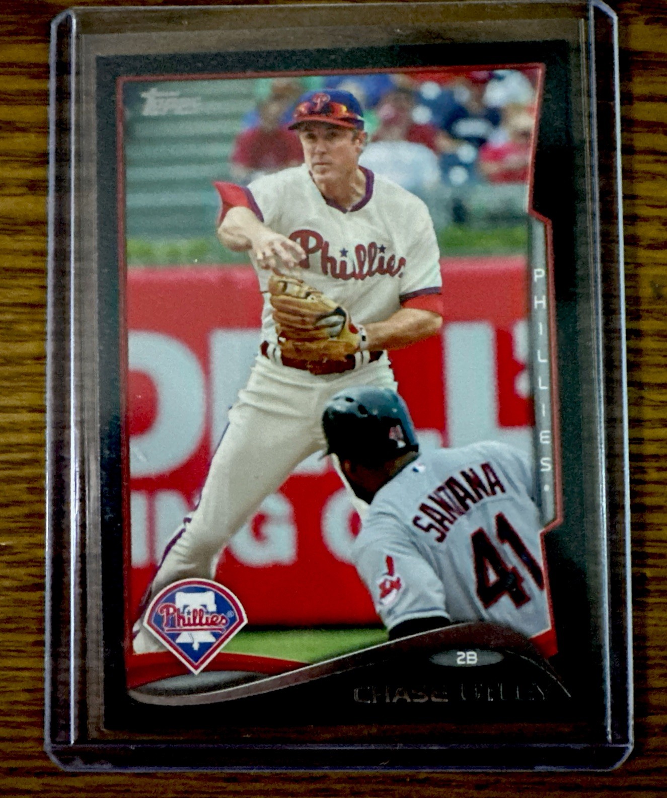 🔥⚾️ 2014 Topps Chase Utley #502 BLACK PARALLEL Philadelphia Phillies SP 58/63