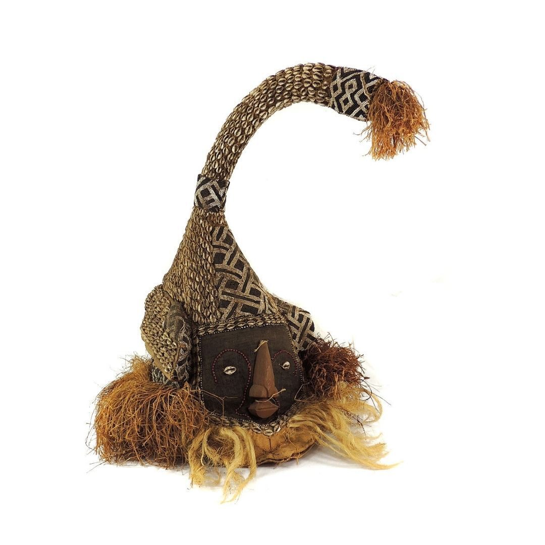 Kuba Moshambwooy Elephant Helmet Mask Congo