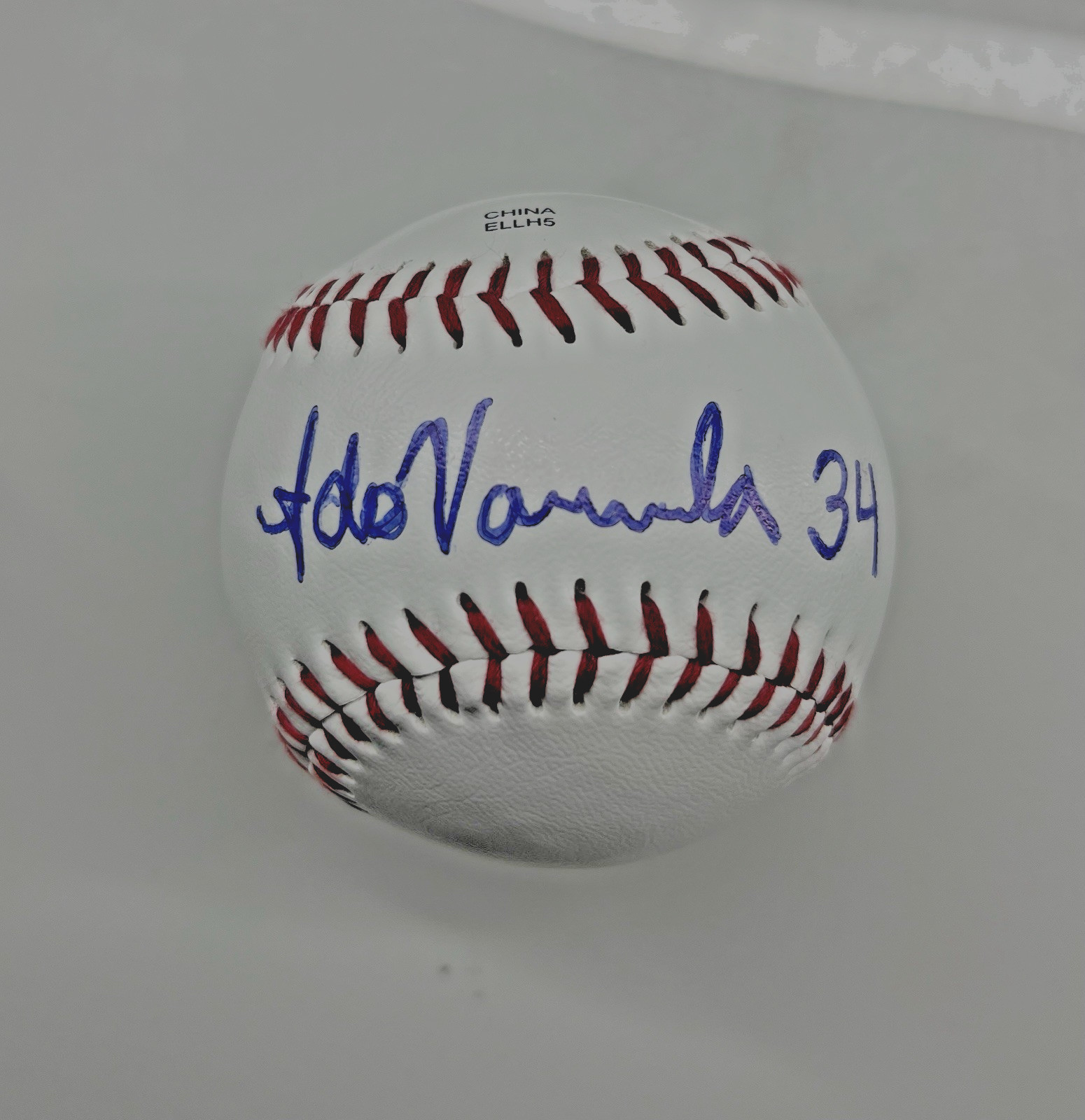Fernando Valenzuela Signed #34 Rawlings Baseball Collector Conversation Piece