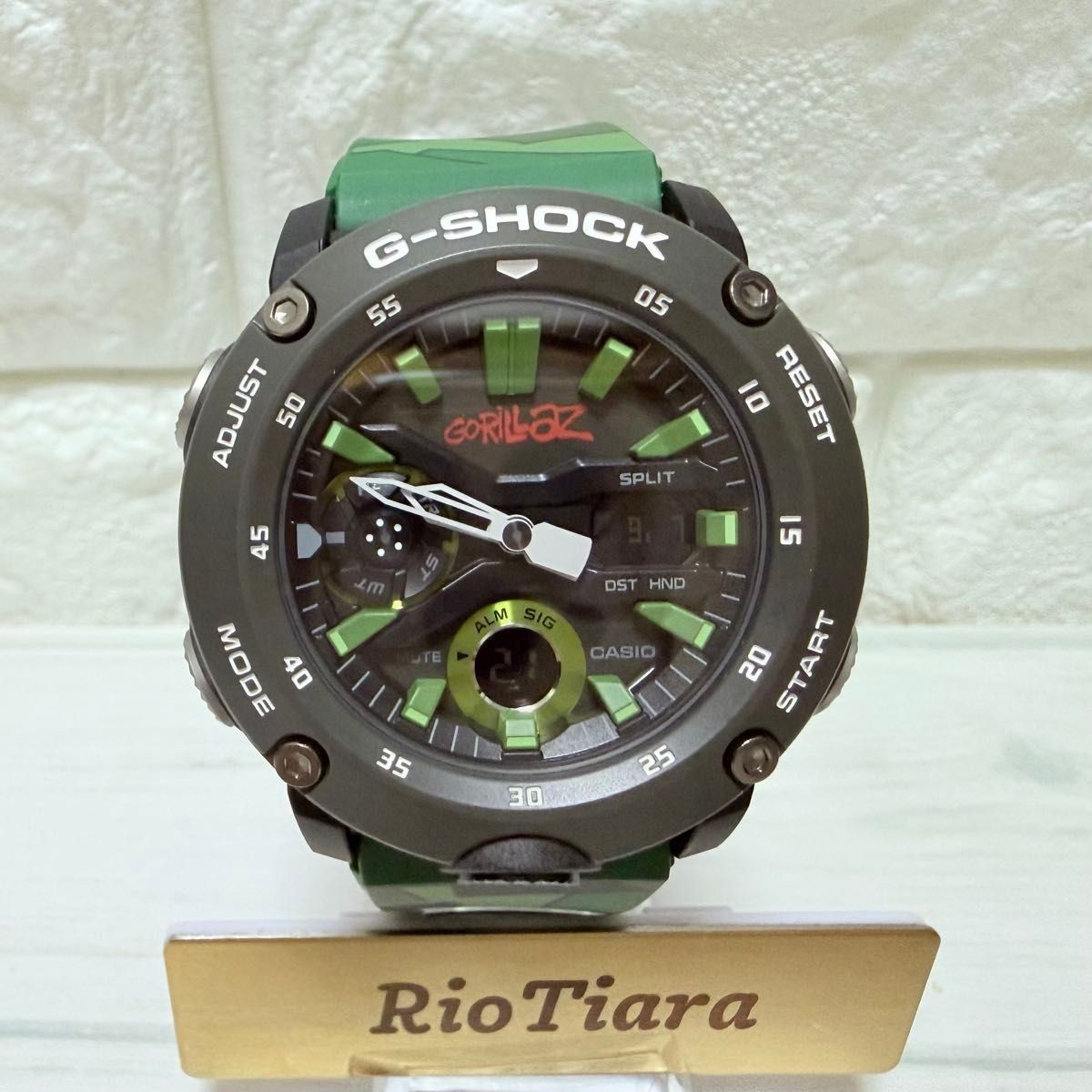CASIO G-SHOCK GA-2000GZ-3AJR Gorillaz Carbon Camo Mint Fully Serviced JDM 5590