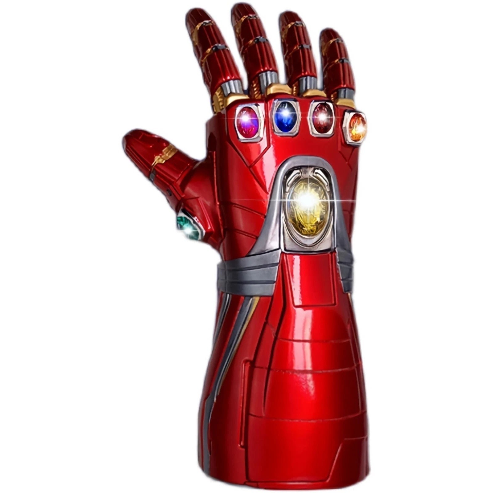 Iron Man LED Gloves Thanos Infinity Gauntlet Avengers Endgame Stone Removable Iron Man LED Gloves Thanos Infinity Gauntlet Avengers Endgame Stone Removable
