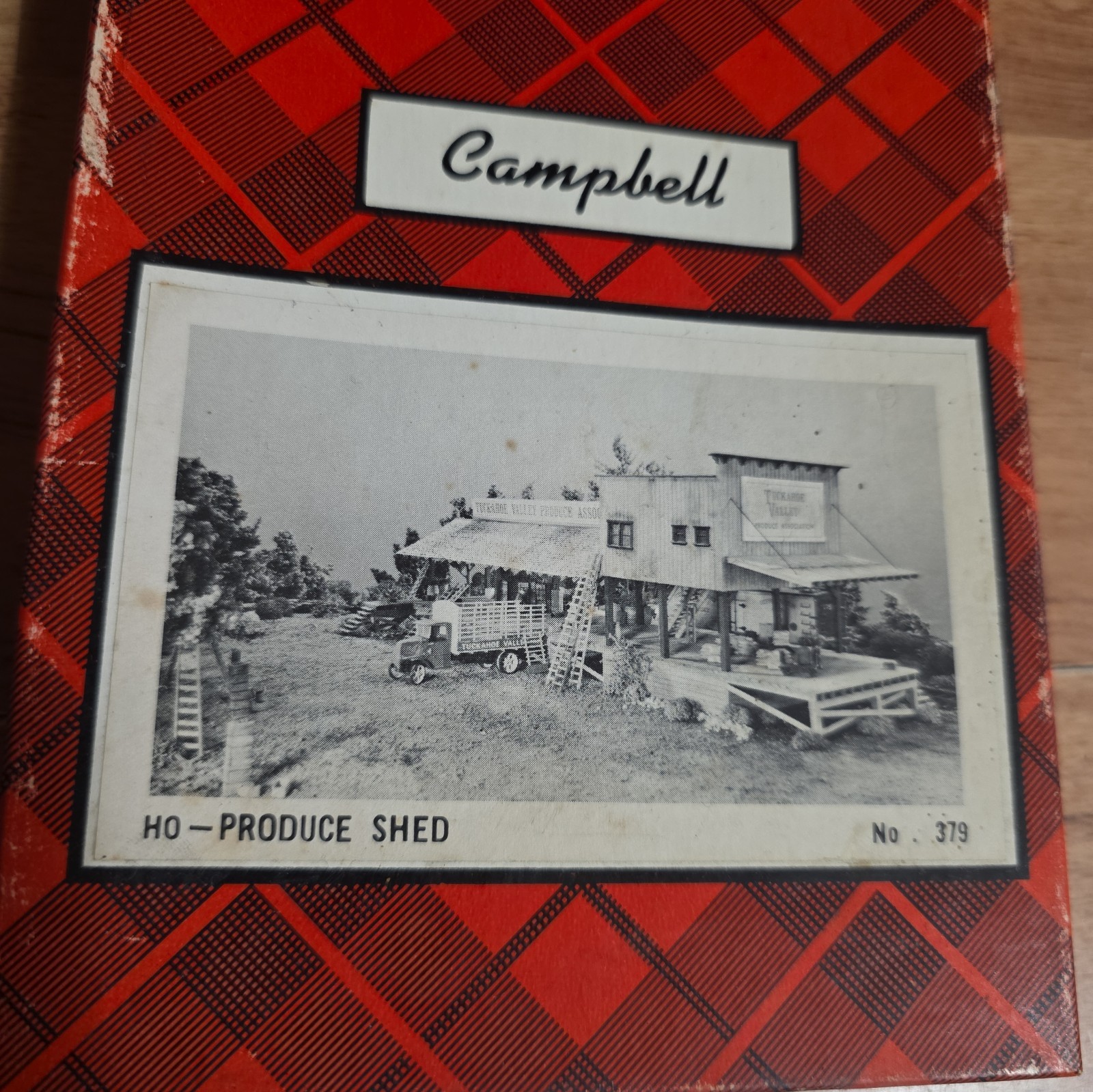 Campbell Scale Models 379 HO Produce Shed Building Kit Campbell Scale Models 379 HO Produce Shed Building Kit