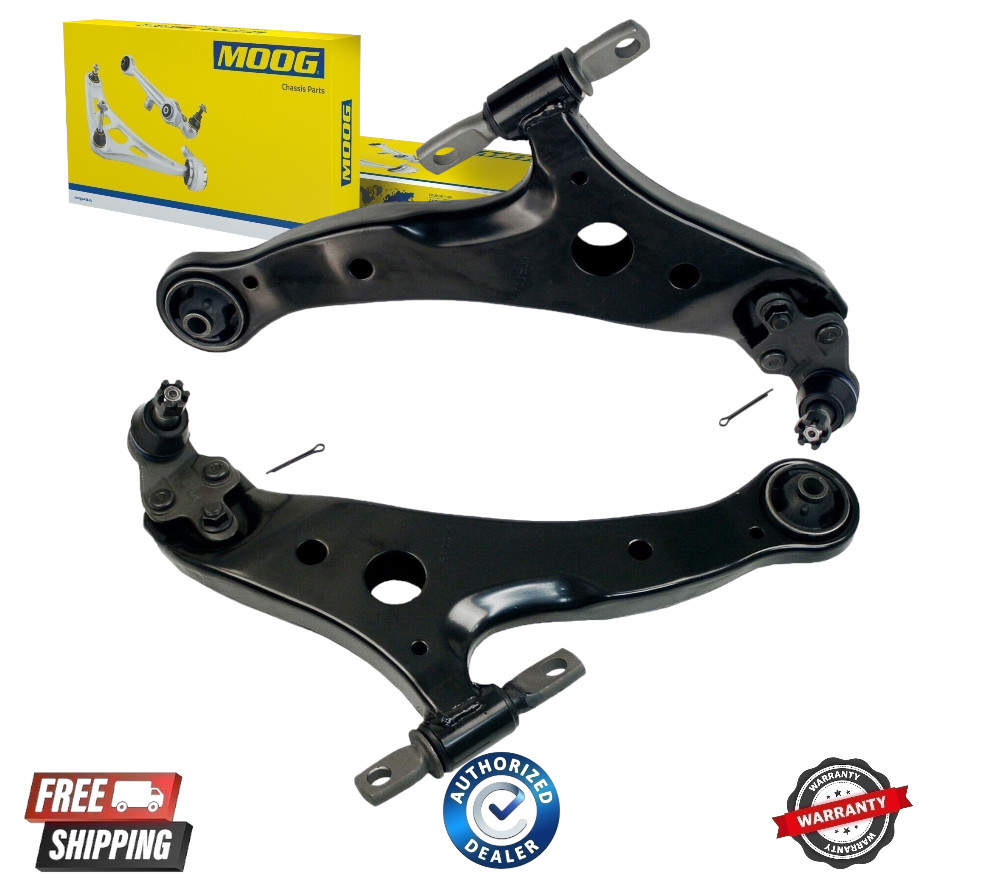 Moog Set of 2 Front Lower Control Arms & Ball Joints For Lexus ES Toyota CamryMo