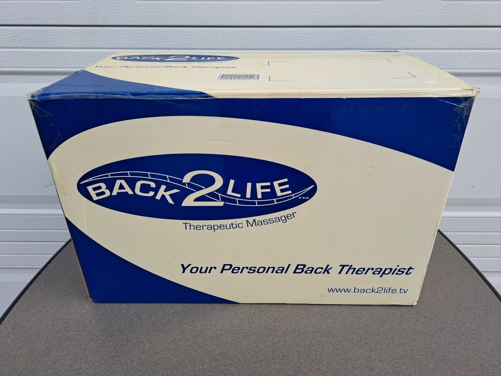 Back2Life Continuous Motion Therapeutic Massager Back Pain Therapy, Open Box New