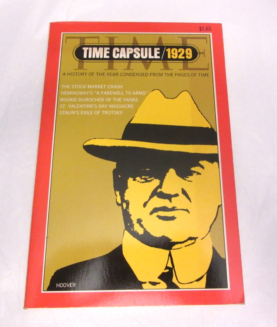 VTG Time Capsule 1929 HOOVER Paperback Book 228 page - 1967 Herbert Hoover Book