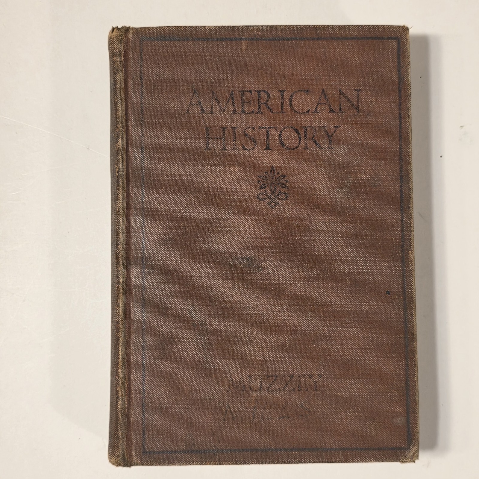 Vintage 1920s History Textbook Lot Antique School Books Americana Decor