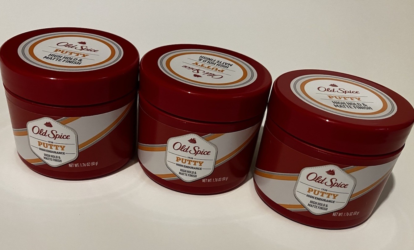 3 Old Spice PUTTY High Endurance HIGH HOLD & MATTE FINISH, 1.76 oz 