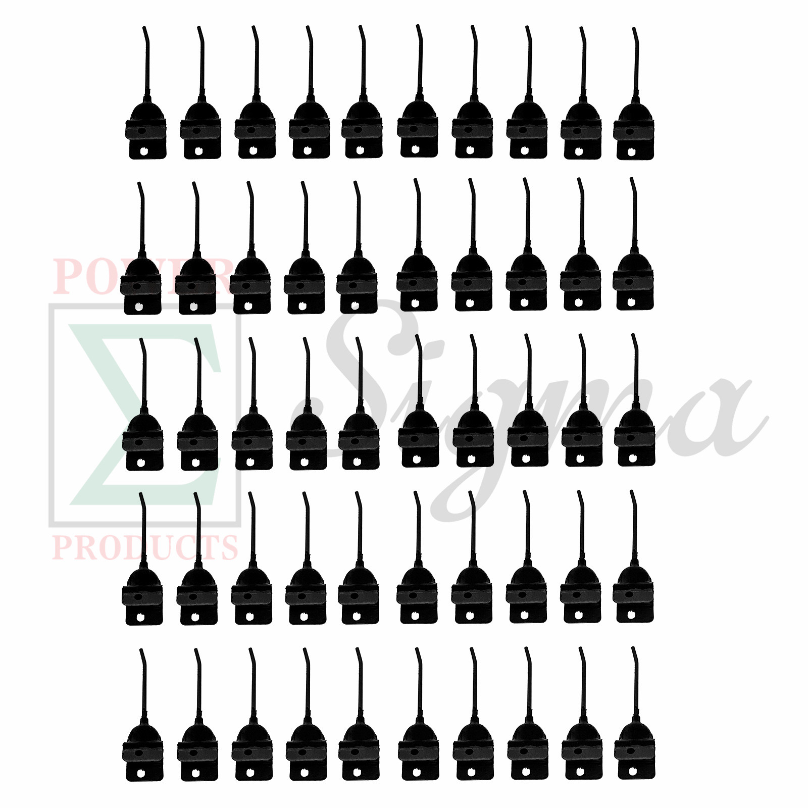 50 PCS Rubber Rake Teeth For New Holland John Deere IH AC AGCO New Idea SG300916