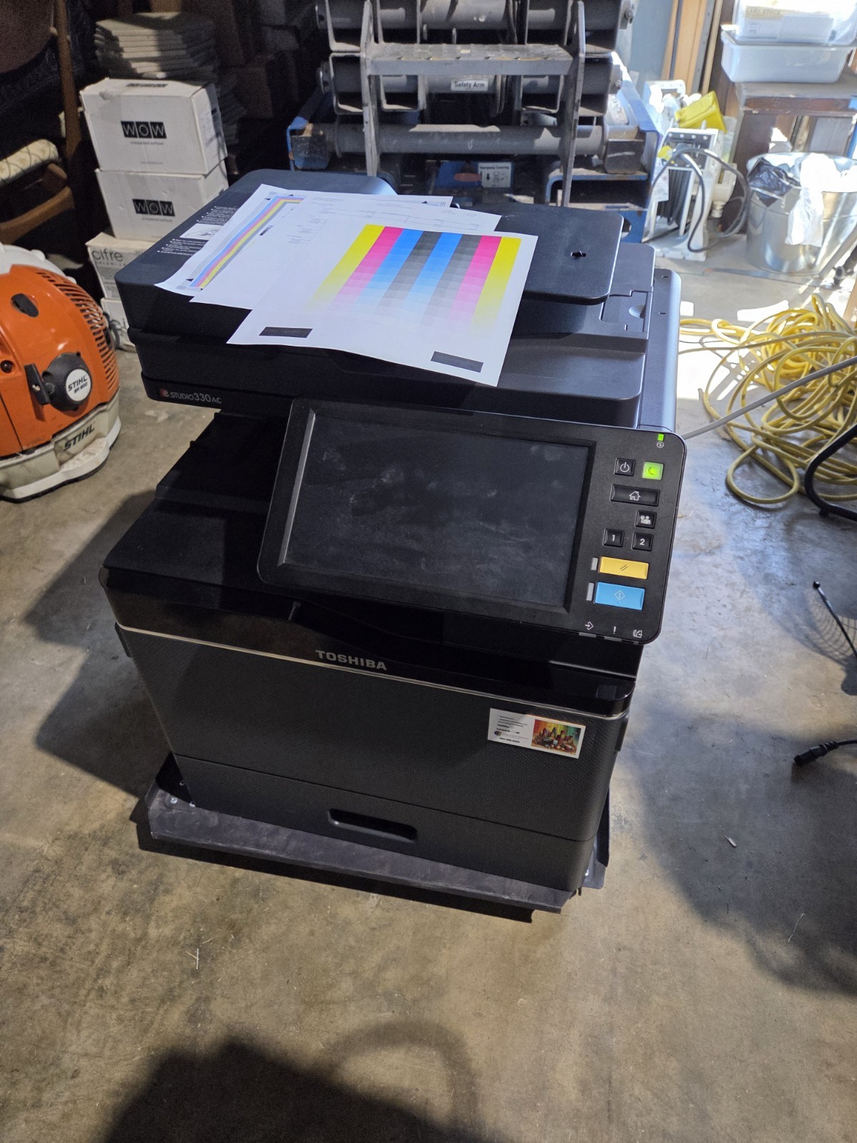Toshiba e-Studio 330AC Color Multi-Function Copier Automatic Duplexing Toshiba e-Studio 330AC Color Multi-Function Copier Automatic Duplexing