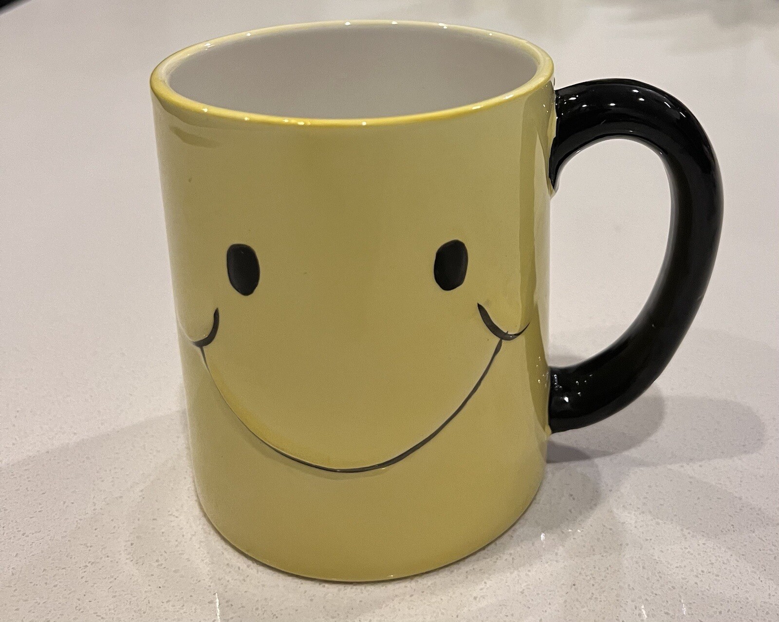 Panware Ceramic Yellow Smiley Face Mug Coffee Cup