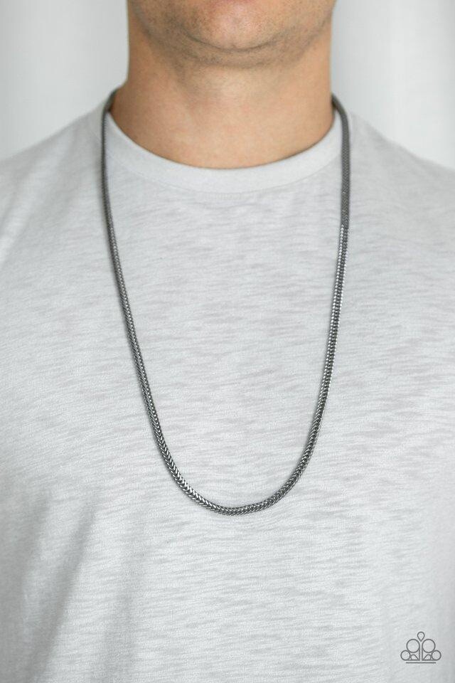 Paparazzi Killer Crossover Black Urban Necklace