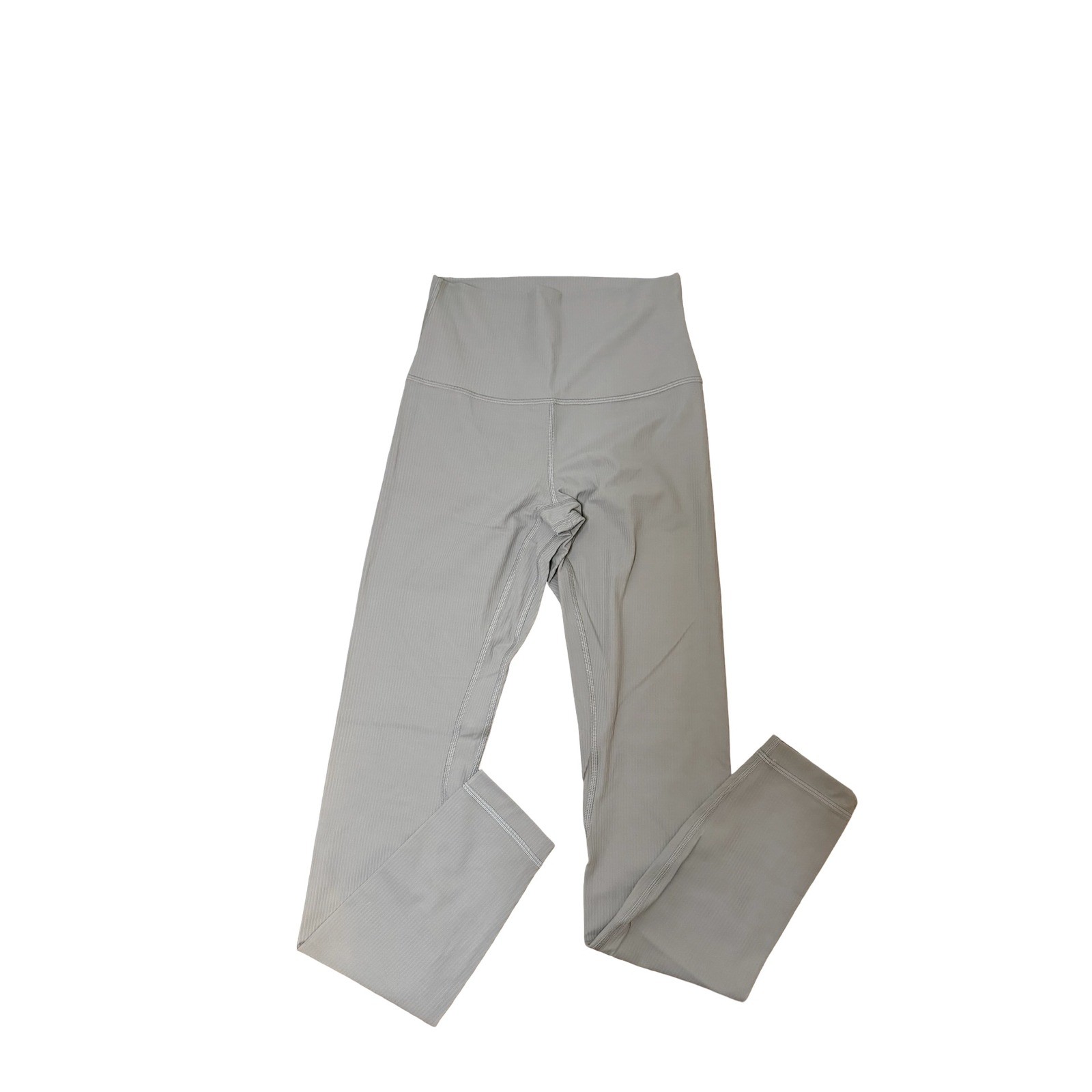Lululemon Align High-Rise Ribbed Pant Light Grey Size 4 Yoga Leggings