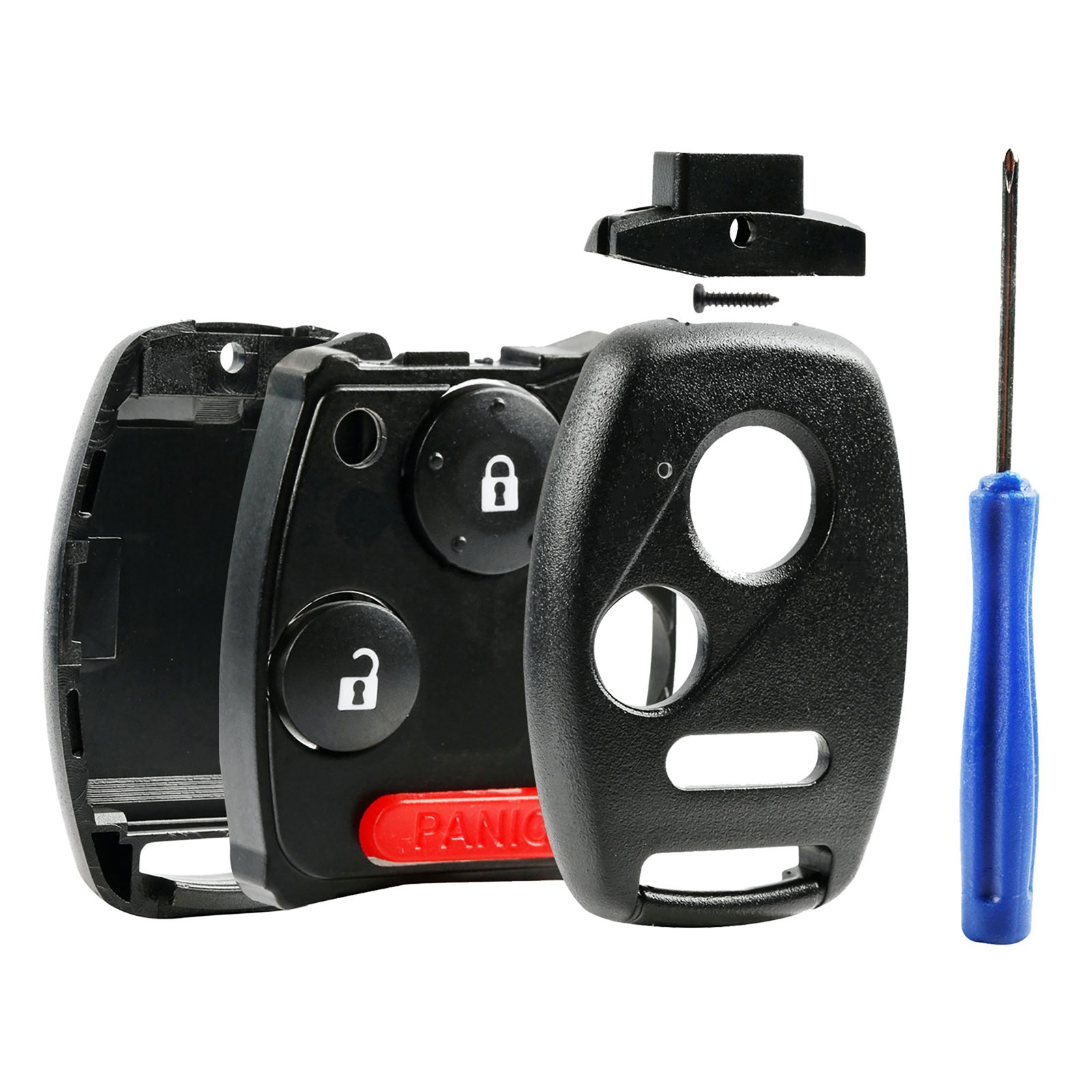 For 07 08 2009 2010 2011 2012 2013 Honda CR-V - Remote Key Fob Uncut Shell Case